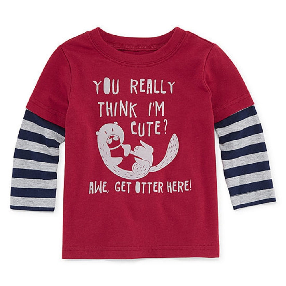 Layered-Look Otter Tee